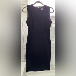 Black Calvin Klein stretchy sheath dress